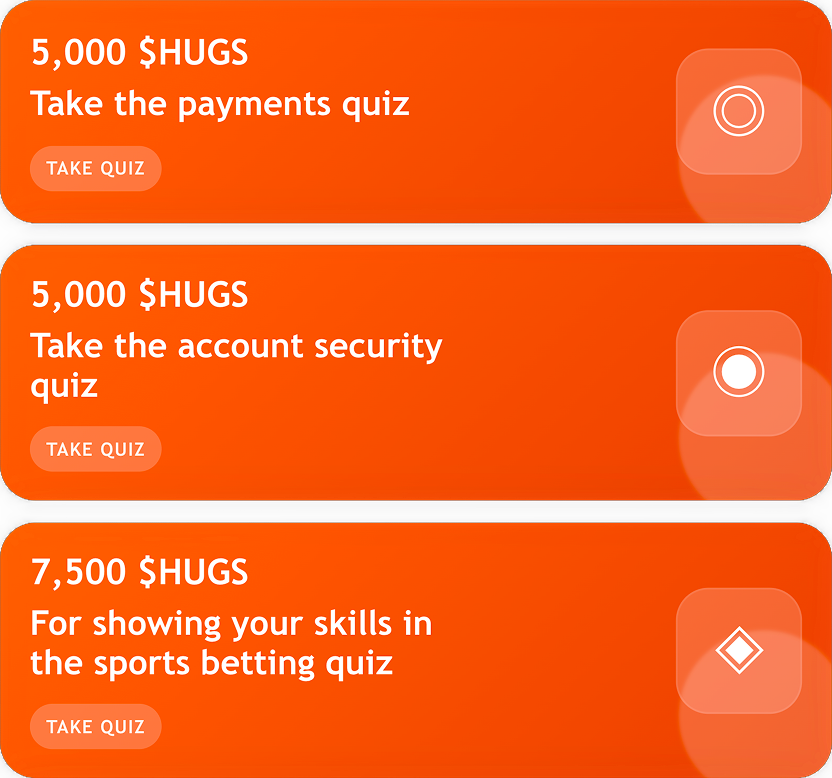 HUGS e-learning quiz experience